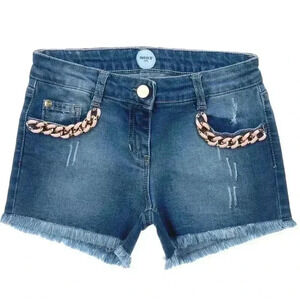 Parrot Denim Shorts